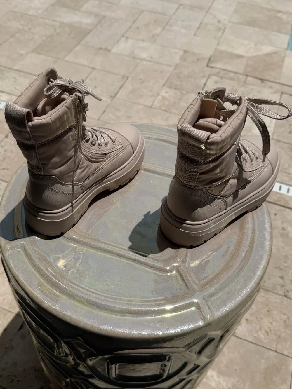 Zara girls lace up boots